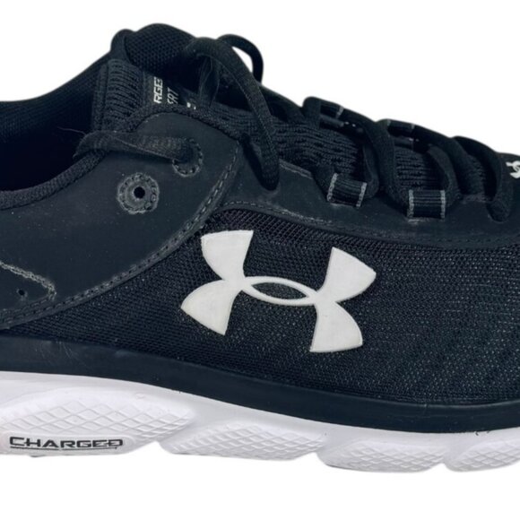 Under Armour Mens Size 10 Charged Assert 8 3021952-001 Running Shoes - Black - Picture 7 of 10